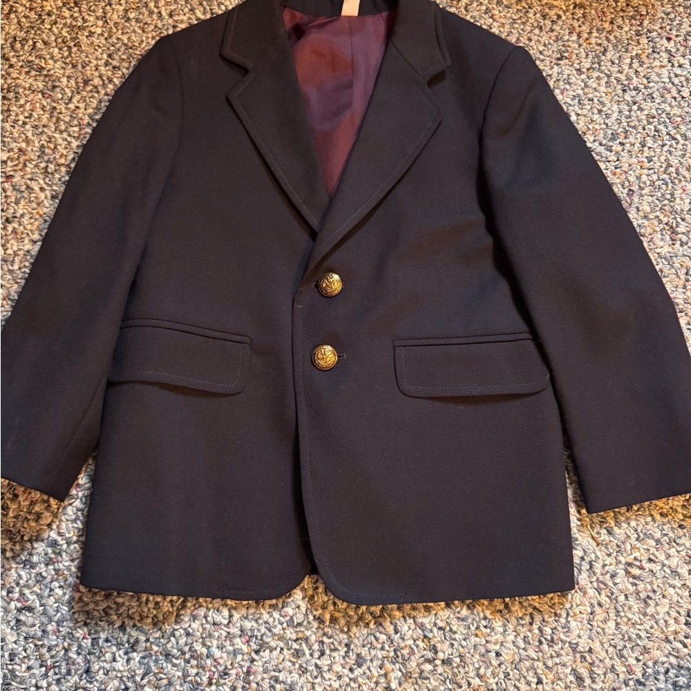 Talbots Kids Navy Blazer with Gold Buttons